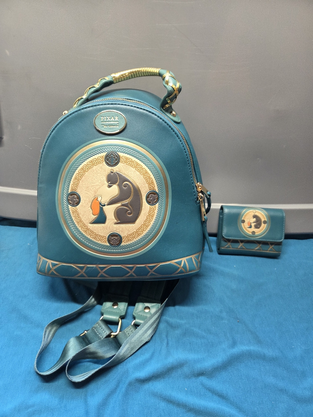 Our Universe Disney Pixar Brave DunBroch Family Tapestry Mini Backpack & Wallet